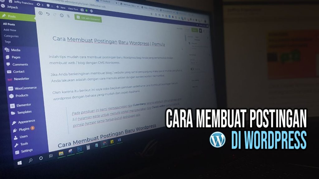 Cara membuat Postingan Wordpress