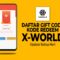 Kode Redeem X World Gift Code