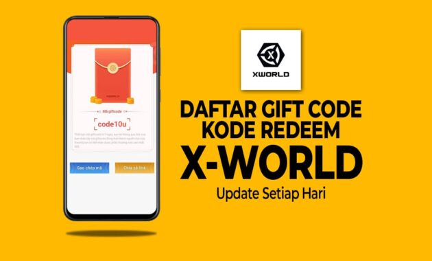 Kode Redeem X World Gift Code